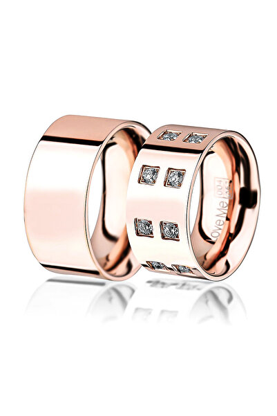 Kaya The Third Love Me Marka 12mm 1.kalite Garantili Rose Altın Renk Çelik Al...