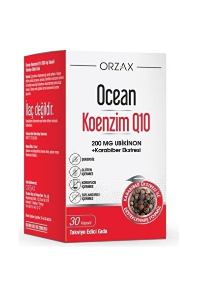 Orzax Ocean Koenzim Q10 200 Mg 30 Kapsül