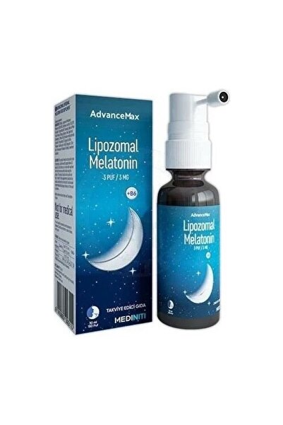 MEDİNİTİ Advancemax Lıpozomal Melatonın Sprey +B6 30 Ml