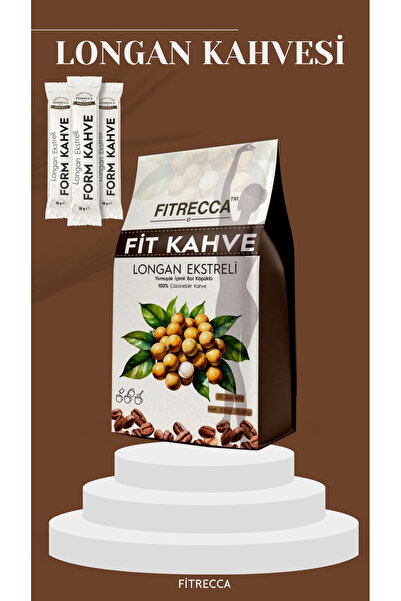 RECCAFIT FITRECCA Fit Kahve Longan Ekstreli 20 Saşe - 100% Çözünebilir Kahve