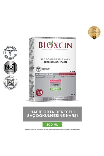 Bioxcin Shampoo For Hair Loss Dry Normal 300 Ml