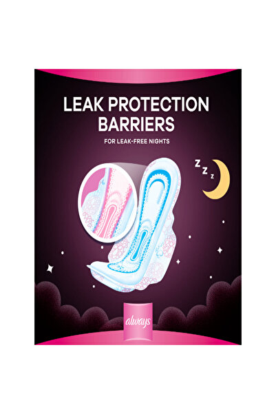 Always Cottony Soft Maxi Thick Night Sanitary Pads With Wings 48 pcs