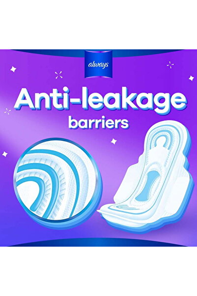 Always Aloe Vera Cool & Dry Maxi Thick Pads With Wings Large Value Pack 50pcs