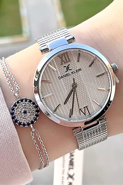 Daniel Klein Silver Renk 34 Mm 24 Ay Garantili Kadın Kol Saati Ve Bileklik