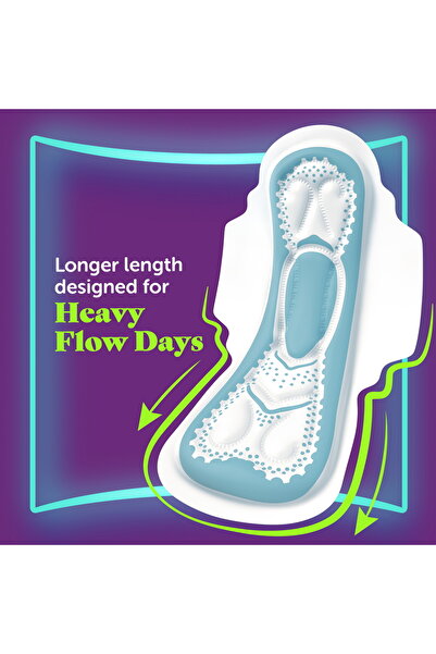 Always Aloe Cool XL Maxi Thick Pads for Heavy Days – 48 pcs, Full Coverage Comfort