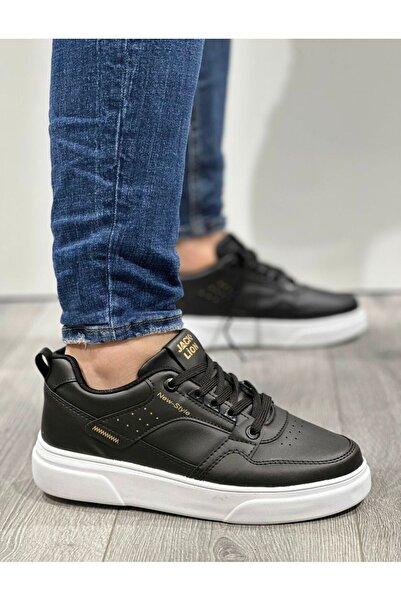 Jack Lion Erkek Siyah Beyaz Sneaker Ayakkabı Efgjlmx30