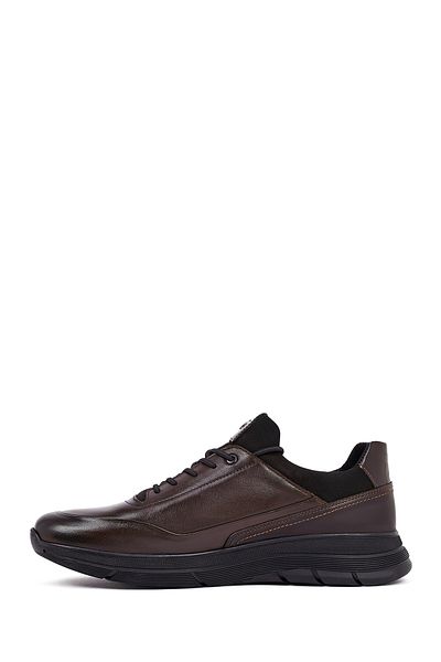 Derimod Men's Brown Lace-Up Leather Casual Sneaker 25Wfd650014