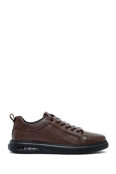 Derimod Men's Brown Lace-Up Leather Sneaker 25Wfd690518