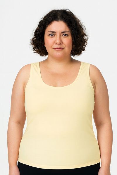 HNX Skin Cotton Large Size Thick Strap Women's Undershirt