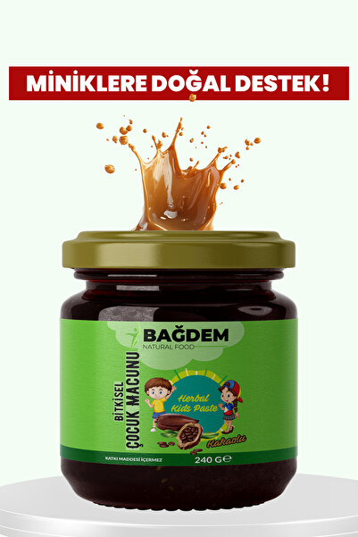 BAĞDEM KAKAO AROMALI KARIŞIK BİTKİSEL ÇOCUK MACUNU 240 GR