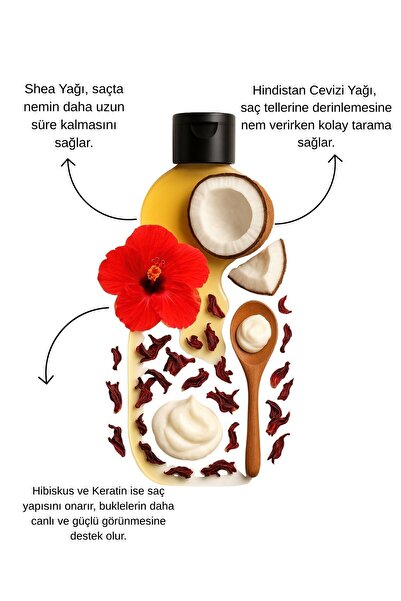 ASHLEY JOY Bukle Belirginleştirici Kıvırcık ve Dalgalı Saçlara Özel Bakım Şampuan 400 ML