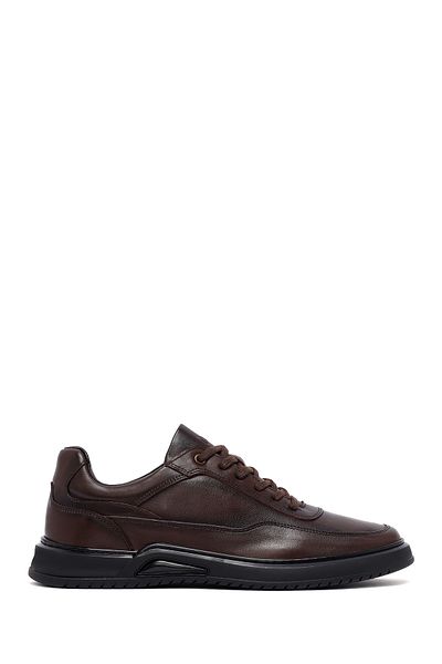 Derimod Men's Brown Lace-Up Leather Casual Sneaker 25Wfd660318