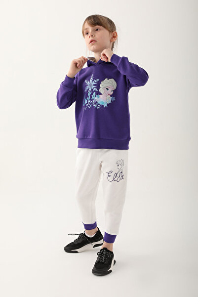 Frozen D4827-3 Children's Purple Tracksuit Set
