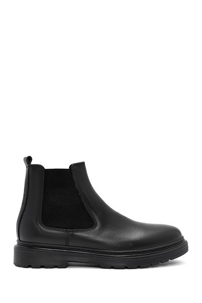 Derimod Men's Black Leather Chelsea Boots 25Wfd677118