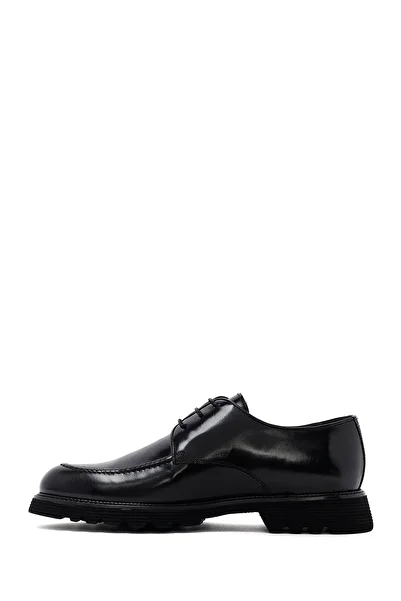 Derimod Men's Black Lace-Up Leather Casual Shoes 25Wfd704622