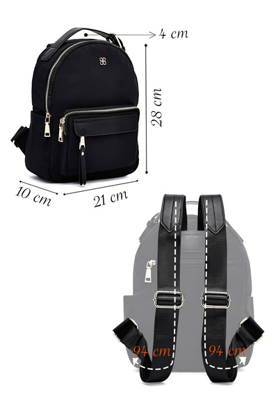 Derimod Women's Black Backpack 25Sbd25546F