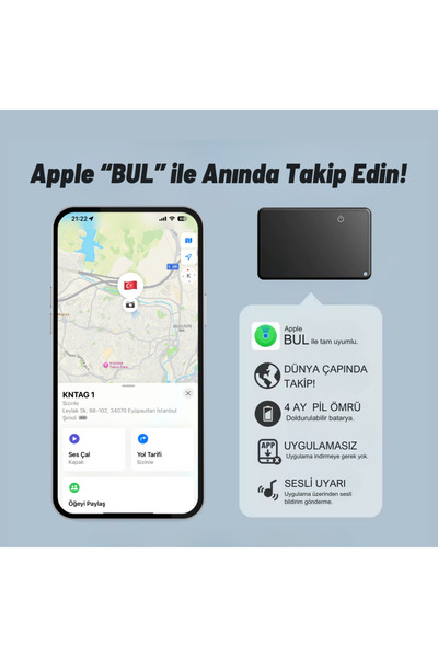Knmaster KNTAG 1C ULTRA İNCE AKILLI TAKİP KARTI