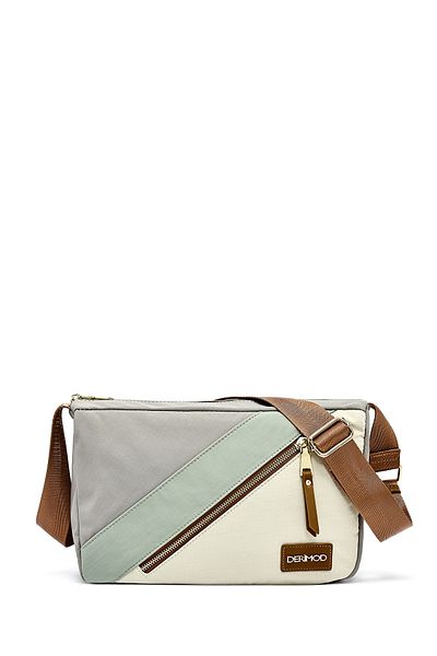 Derimod Women's Gray Fabric Crossbody Bag 25Sbd25226F
