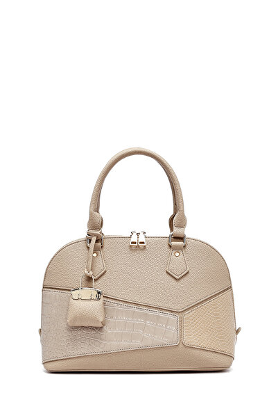 Derimod Γυναικεία τσάντα ώμου σε μπεζ μακρύ λουράκι Classic 25SBD286514