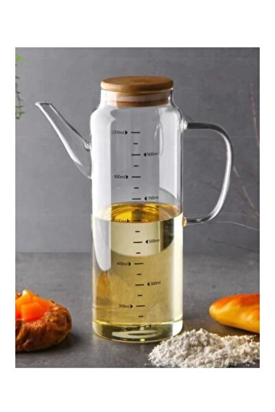 GÖNÜL MUTFAK Gönül 3319 Kapaklı Cam Yağlık 1 Lt