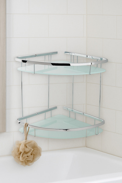 ÇELİK BANYO Paslanmaz Pirinç Karmina Camlı Oval Süngerlik İkili 22x22cm Sabun...