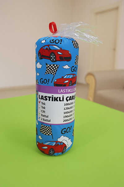 sehra Single Cotton Fitted Sheet + 1 Pillowcase Set Quality Durable Children's Pattern Set