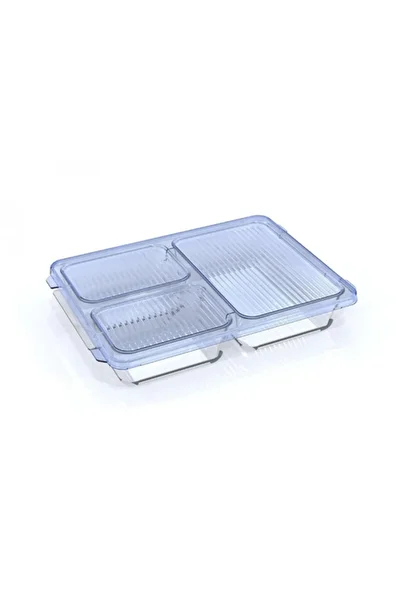 Üçsan Ucs 3 Compartment Storage Container 20X28X5Cm