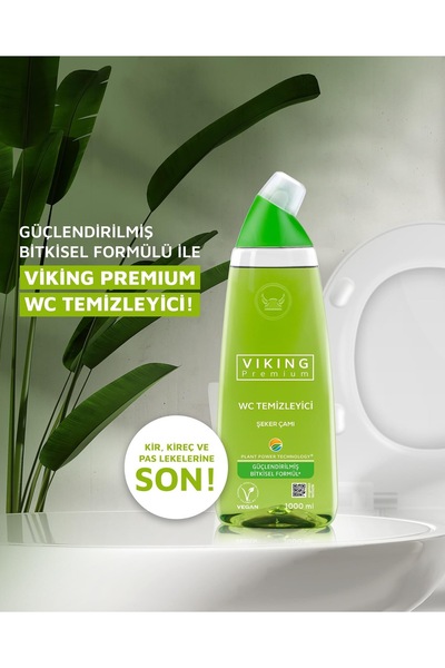 Viking Wc Temizleyici Şeker Çamı 750 Ml 10 Adet