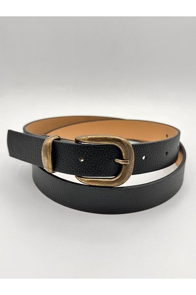 MODAM HİFA Antique Buckle Women's Belt Trouser Belt Classic Belt