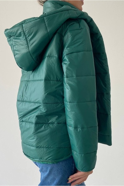vuvutasarım Zelená kapesní bunda s kapucí 200