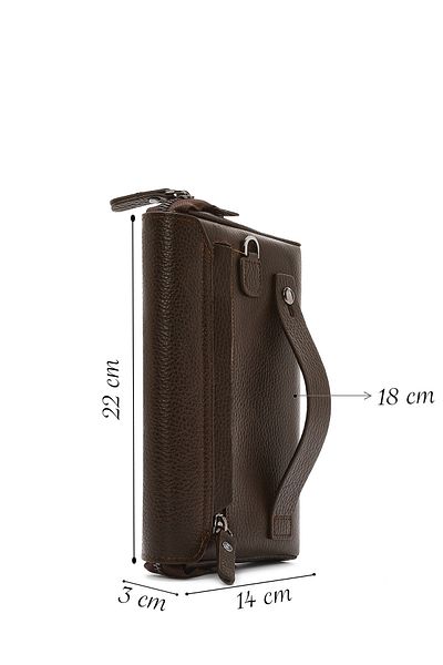 Derimod Men's Brown Leather Wallet 000A2D3150Ft