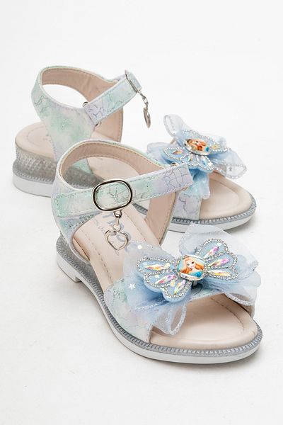mnpc Girl's Blue Evening Dress Shoes