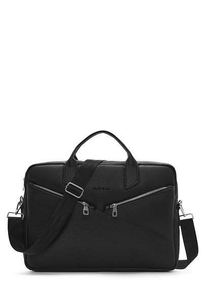 Derimod Men's Black Briefcase 24Wbd3202Ft