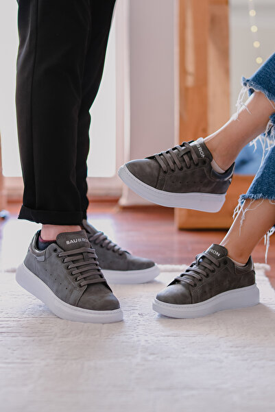 pumant Γκρι αθλητικά παπούτσια Mcqueen Style - Casual Sneaker, Ορθοπεδική Σόλα 310