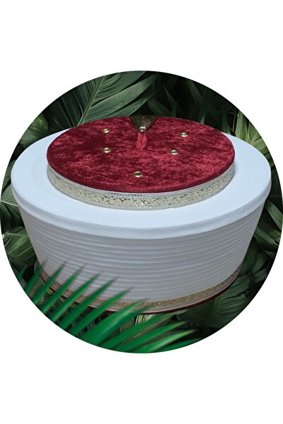 şahinbak Imam Sarığı - Sarık drept roșu claret, cu camă și cămașă de căpăzit ...