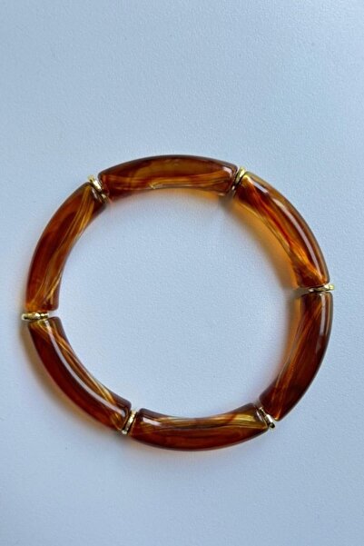 lumosart Renkli Boru Boncuklu El Yapımı Kadın Bileklik