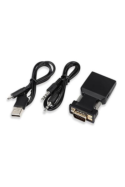 HOPE R VGA male to HDMI female converter, with audio cable, 1080P, gold plug, HOPE R