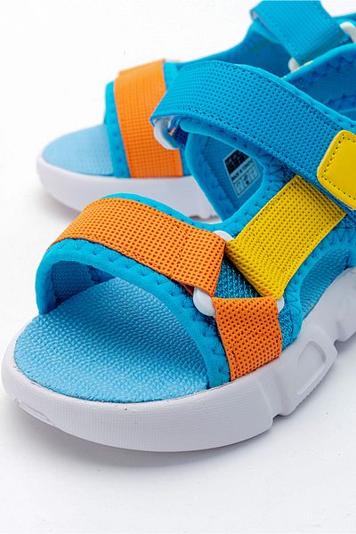 mnpc Boy's Blue-Sax Anatomical Lightweight Sports Sandals