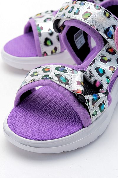 mnpc Girl's Lilac Lighted Anatomical Lightweight Sports Sandals