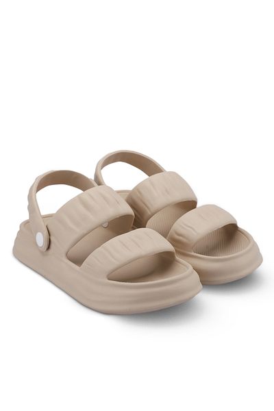 Esem Beige Color Oier Women's Sandals