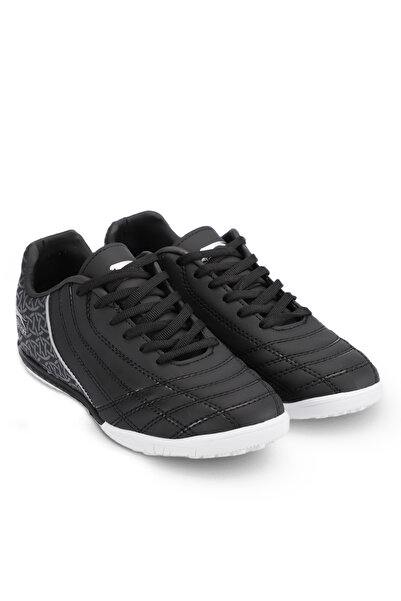 Slazenger HINO HS Çocuk Halı Saha Siyah / Gri Futbol Ayakkabısı
