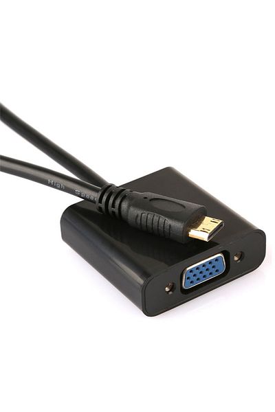 HOPE R Micro HDMI male to VGA female converter cable with audio cable, 15 cm, HOPE R