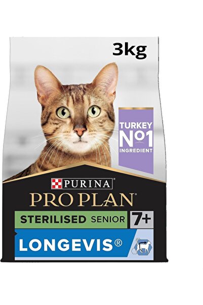 Pro Plan Pro Plan 7 Yas Üstü Hindili Sterilised Kısırlaştırılmış Yaşlı Kedi M...
