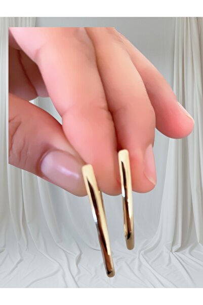 VEGALUXE أقراط فولاذية على شكل حرف V لا تسبب التلطيخ.