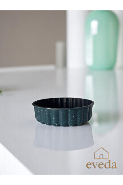 Eveda Cast Flat Slice Cake Mold 26 cm Turquoise