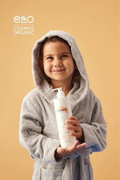 clooe Organik Bebek & Çocuk Saç, Vücut Şampuanı (400ML) - Ph Dengeli, Konak Önleyici