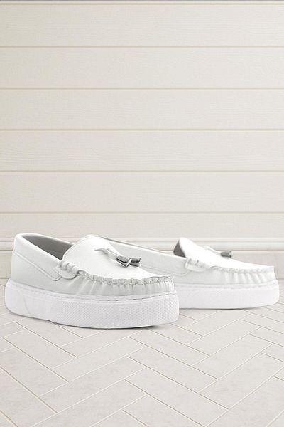 Rakerplus White Skin Extra Light Children's Loafer Shoes