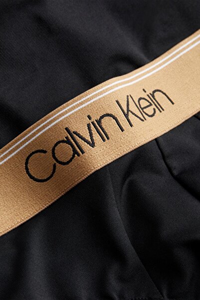 Calvin Klein Erkek Marka Logolu Elastik Bantlı Günlük Kullanıma Uygun Siyah-Siyah-Siyah Boxer 000NB2