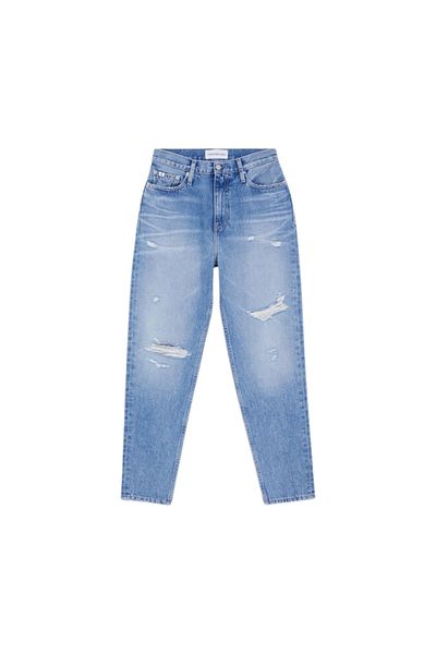 Calvin Klein Women's Brand Logo Slim Fit Stylish Appearance Classic 5 Pockets Suitable for Daily Use White