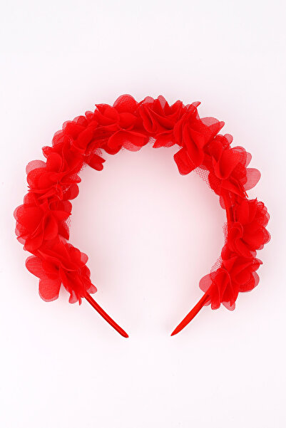 Le Mabelle Red Flower Girl's Crown